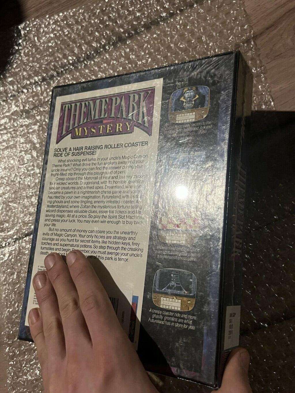 Konami Theme Park Mystery Game for Amiga 500, 1000 & 2000. 3.5" BRAND NEW