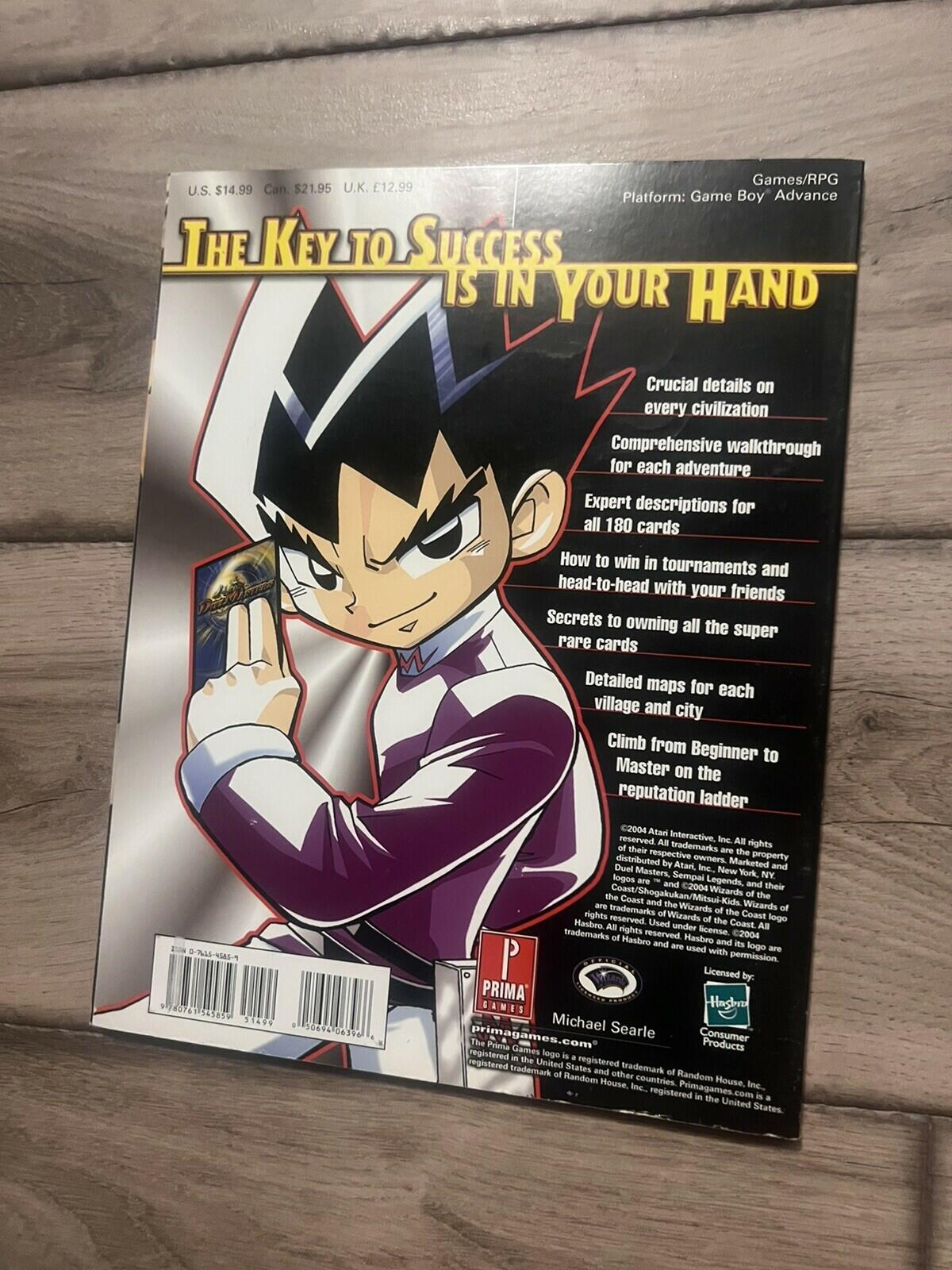 Duel Masters Sempai Legends Prima Games Strategy Guide Book