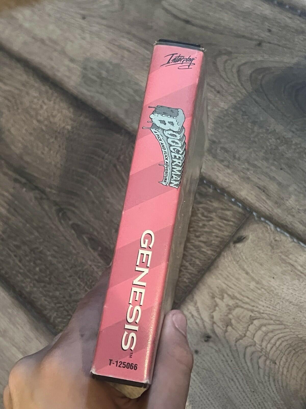 Boogerman: a Pick and Flick Adventure (Sega Genesis, 1994) ARTWORK ONLY CASE