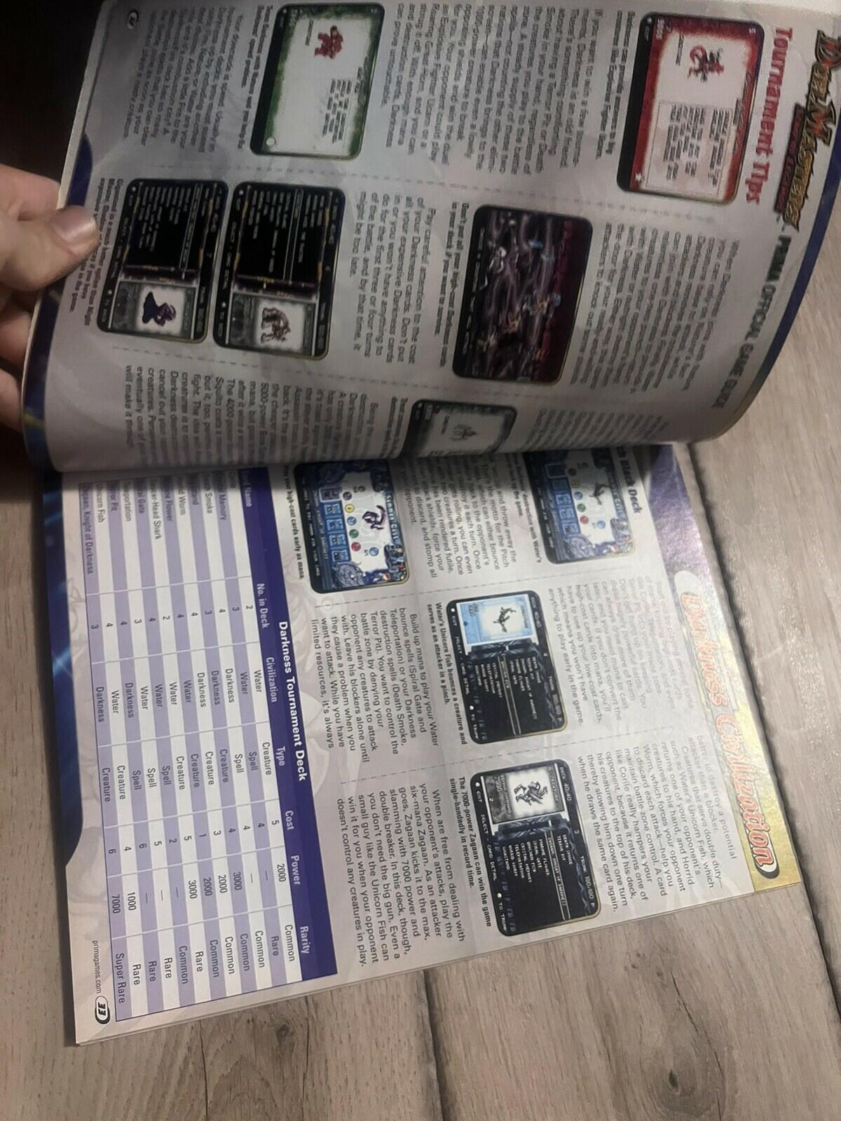 Duel Masters Sempai Legends Prima Games Strategy Guide Book