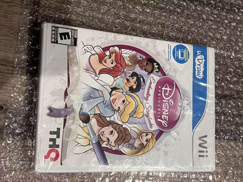 Disney Princess: Enchanting Storybooks Udraw (Wii, 2011) NEW SEALED CRACKED CASE