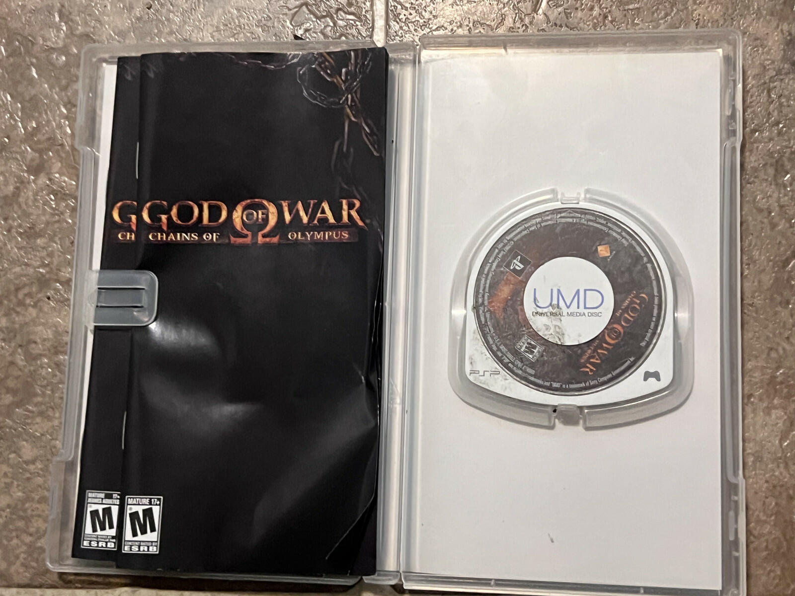 God of War Chains of Olympus (Sony PSP, 2008) CIB COMPLETE