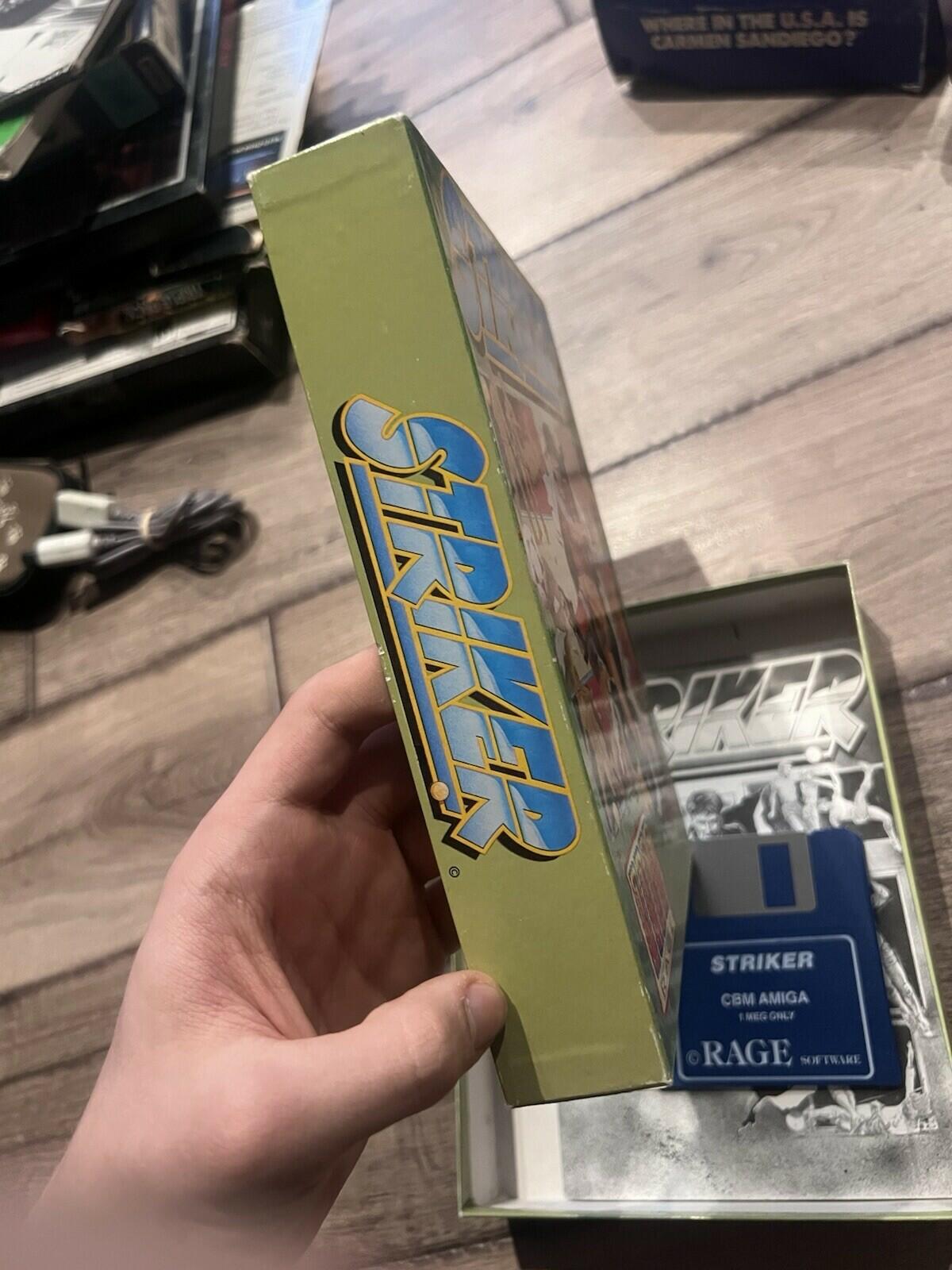 Striker A Rage Game for the Commodore Amiga Computer (Commodore Amiga, 1992) CIB