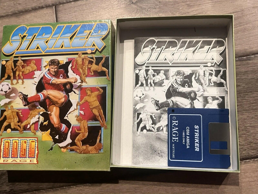 Striker A Rage Game for the Commodore Amiga Computer (Commodore Amiga, 1992) CIB