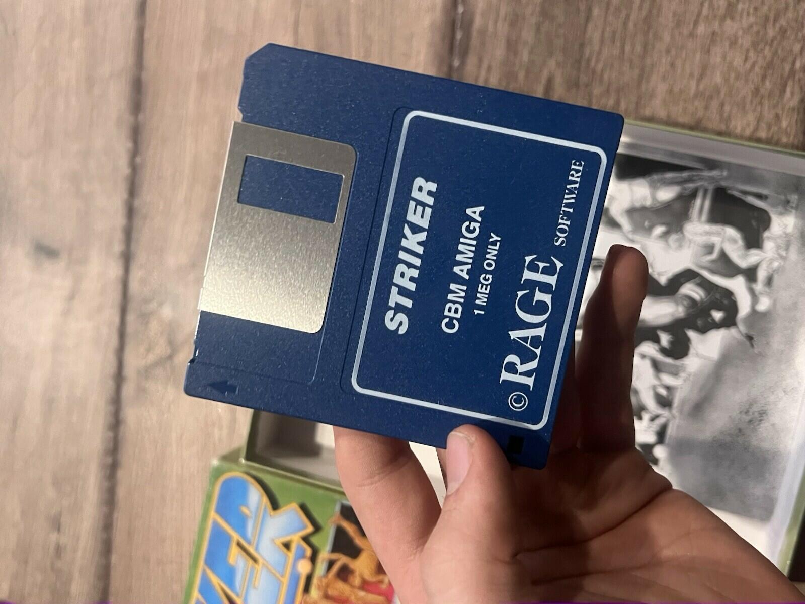 Striker A Rage Game for the Commodore Amiga Computer (Commodore Amiga, 1992) CIB