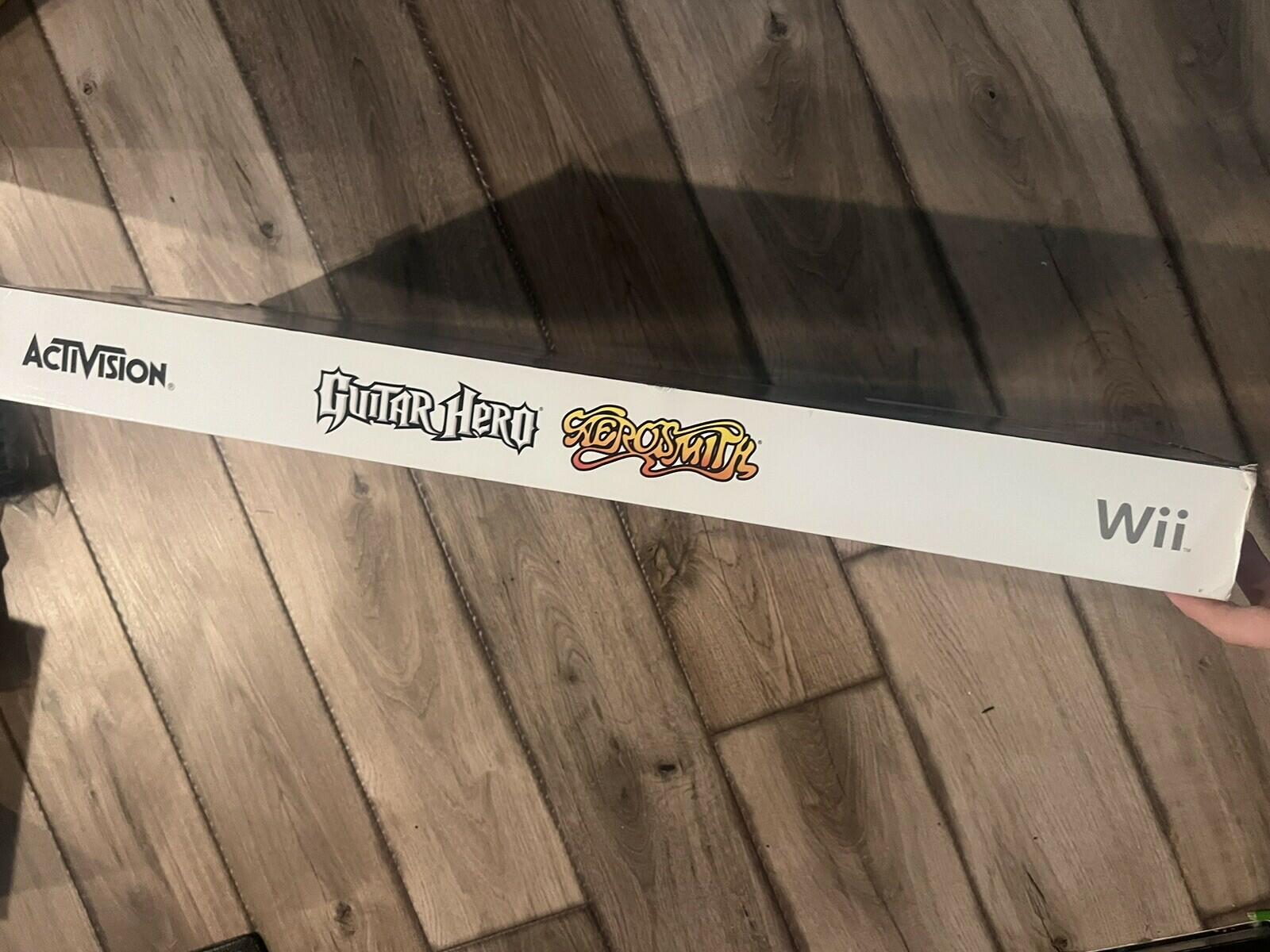 Nintendo Wii Guitar Hero Aerosmith Gibson Les Paul BRAND NEW SEALED