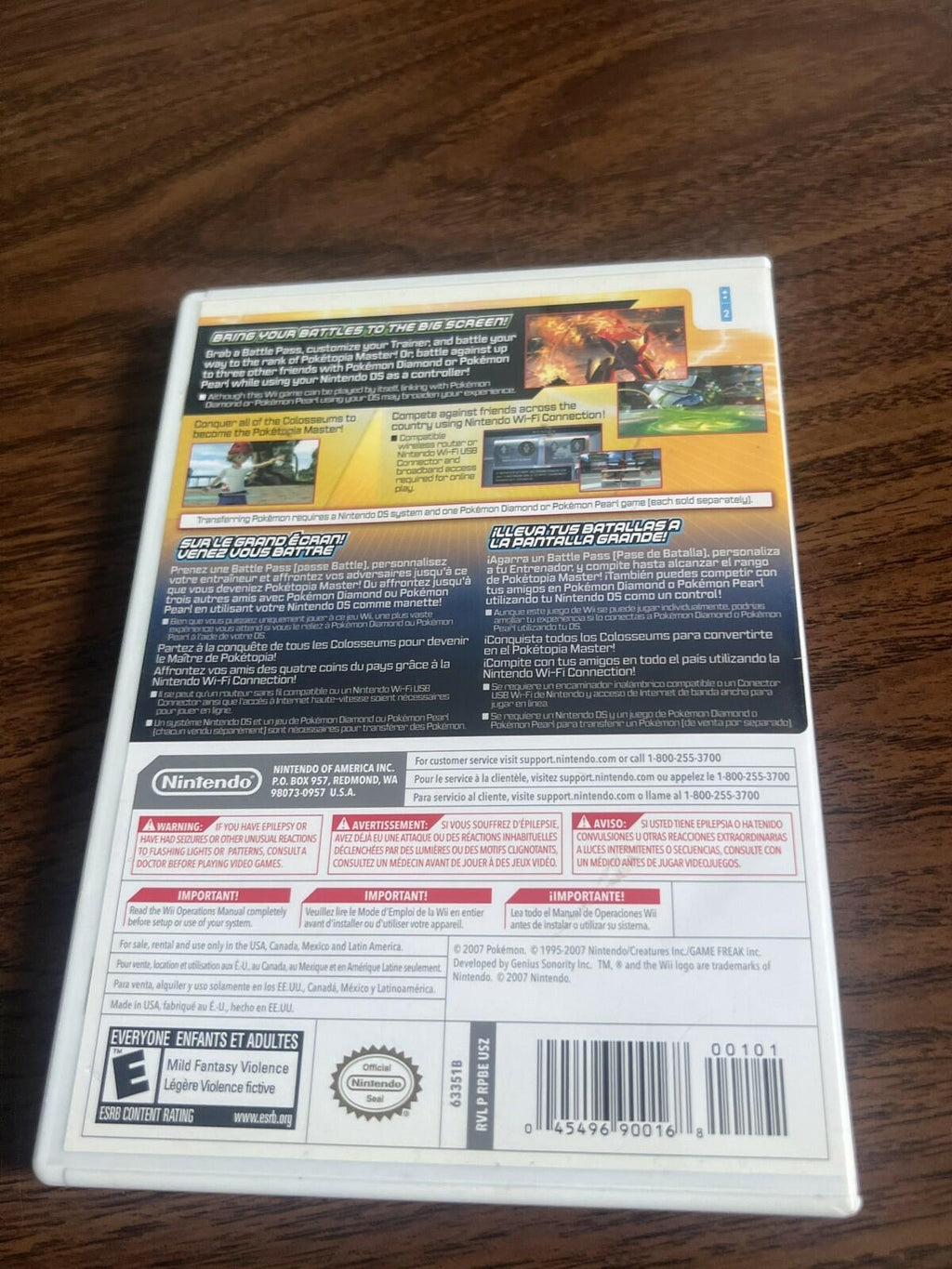 Pokemon Battle Revolution (Nintendo Wii , 2007) CIB COMPLETE