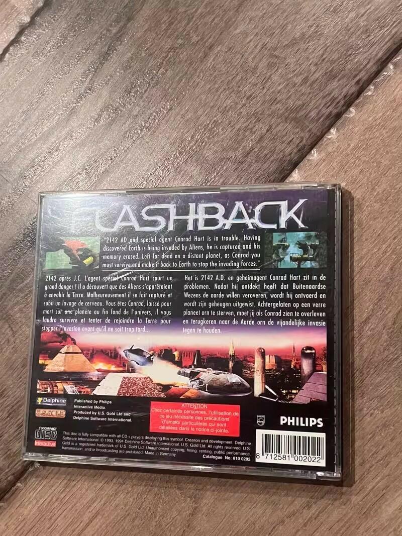 Flashback: The Quest for Identity (Philps CD-i CDI, 1995) CIB COMPLETE