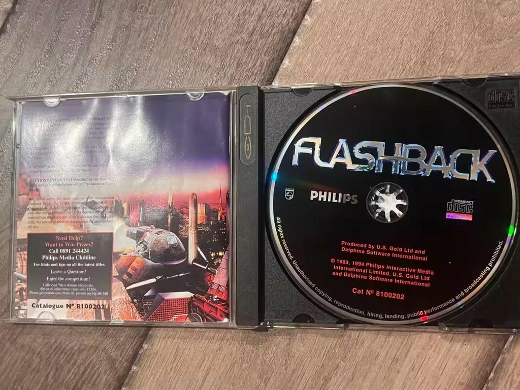 Flashback: The Quest for Identity (Philps CD-i CDI, 1995) CIB COMPLETE