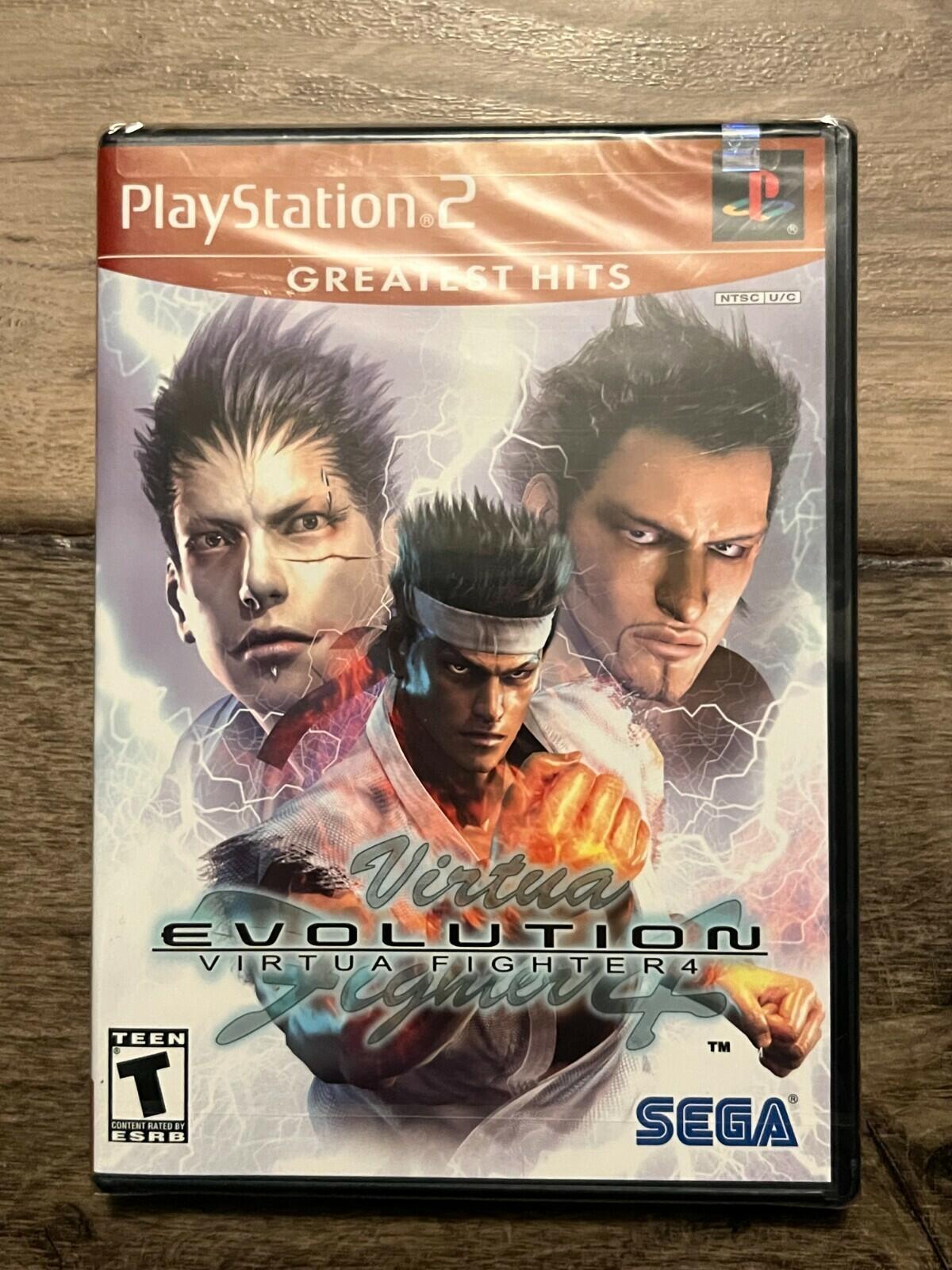 Virtua Fighter 4: Evolution (Sony PlayStation 2, 2003) NEW SEALED NO TEARS