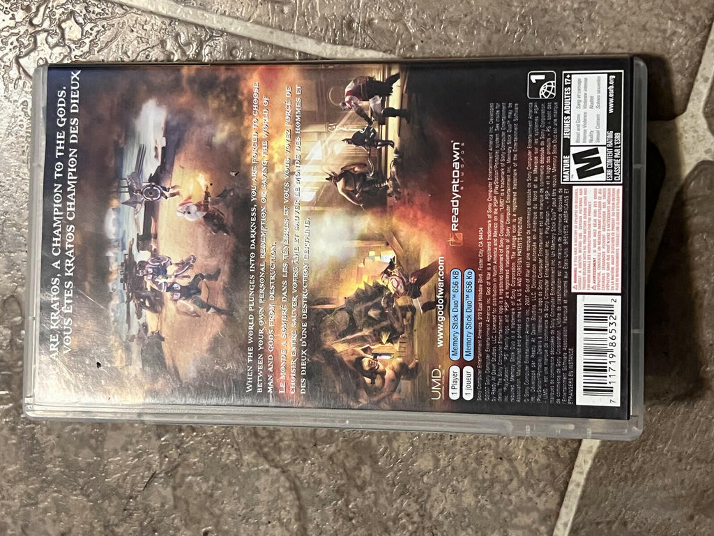God of War Chains of Olympus (Sony PSP, 2008) CIB COMPLETE