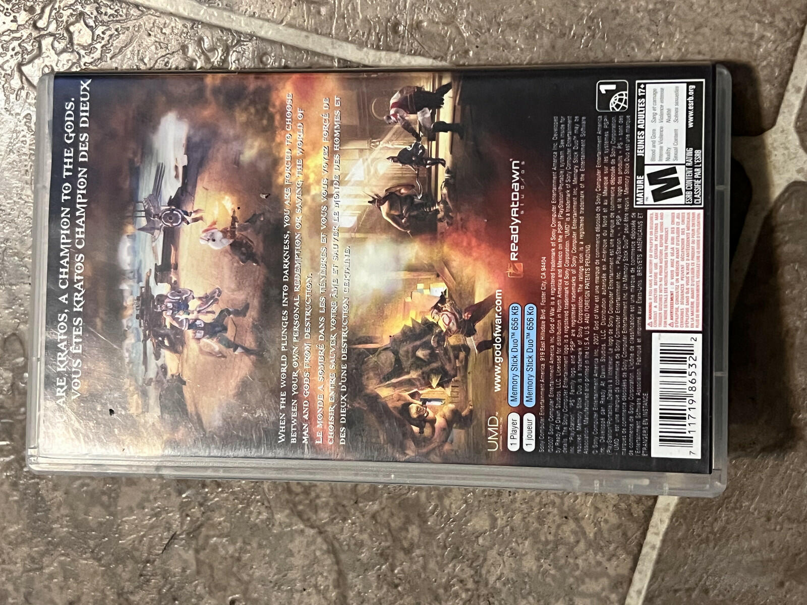 God of War Chains of Olympus (Sony PSP, 2008) CIB COMPLETE