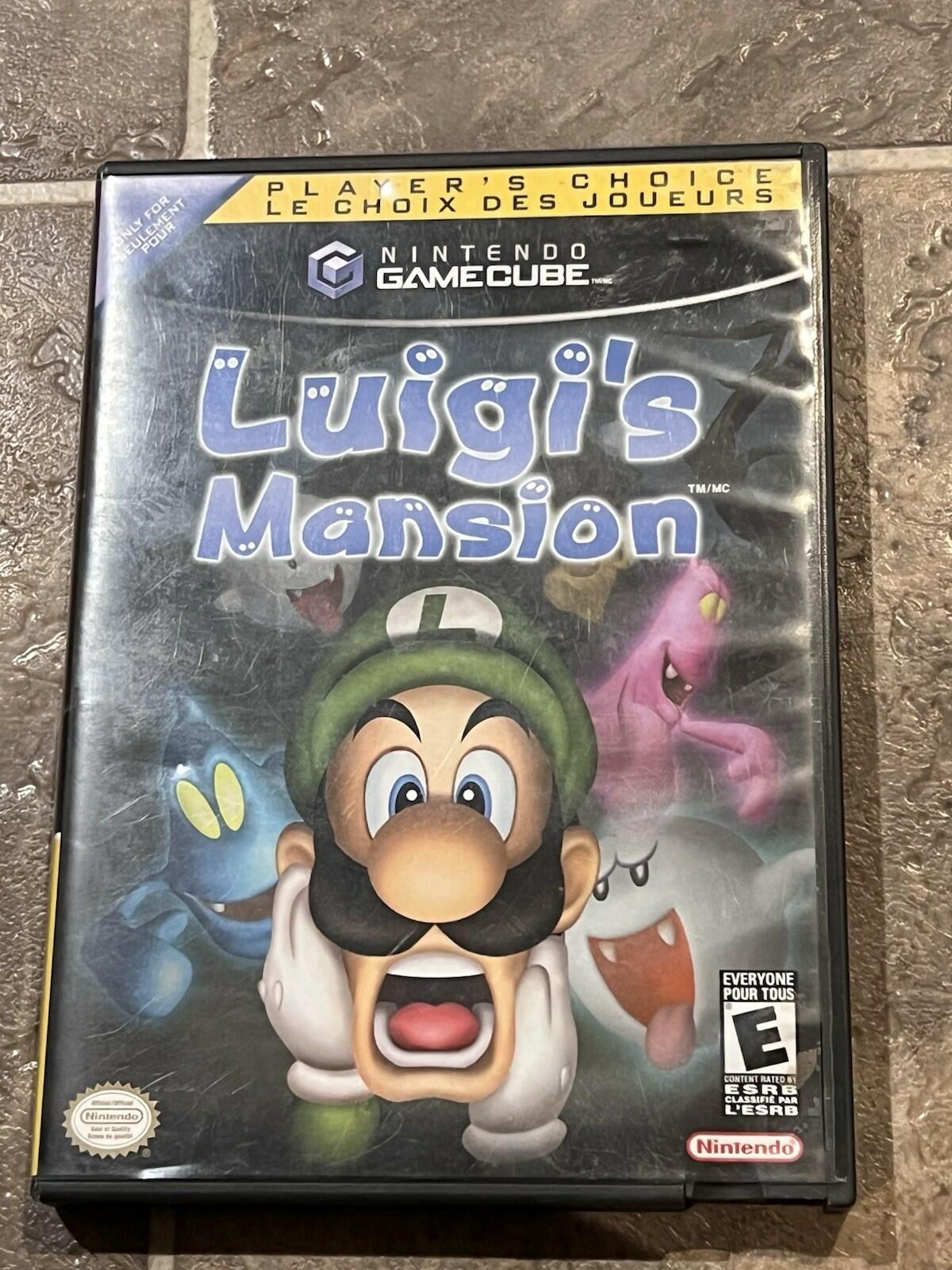 Luigi's Mansion - Player's Choice (Nintendo GameCube, 2003) CIB COMPLETE