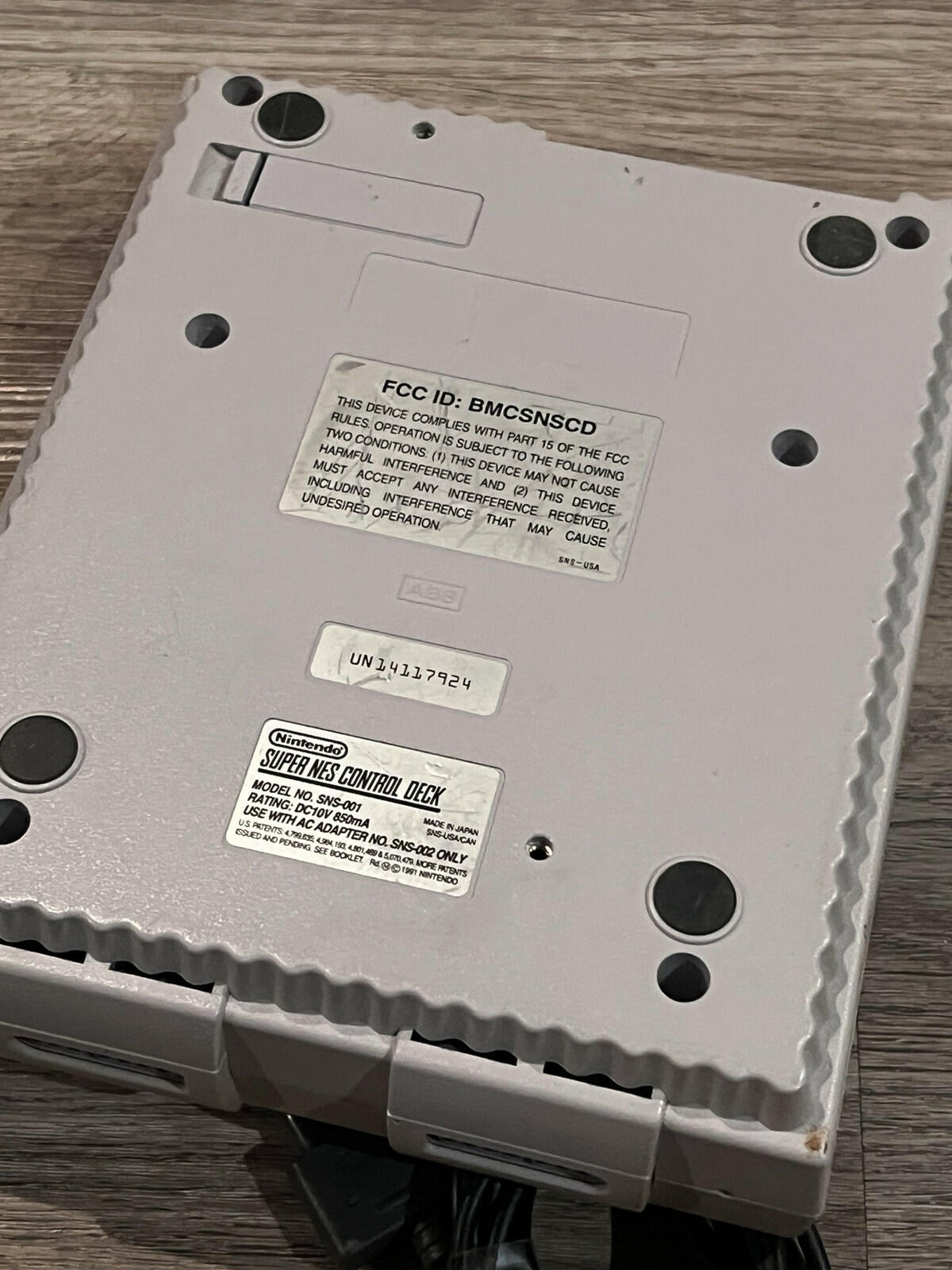 Super Nintendo (SNES) Console Bundle w/ Controller TESTED