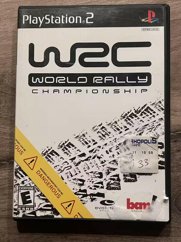 WRC: World Rally Championship (Sony Playstation 2, 2002) CIB
