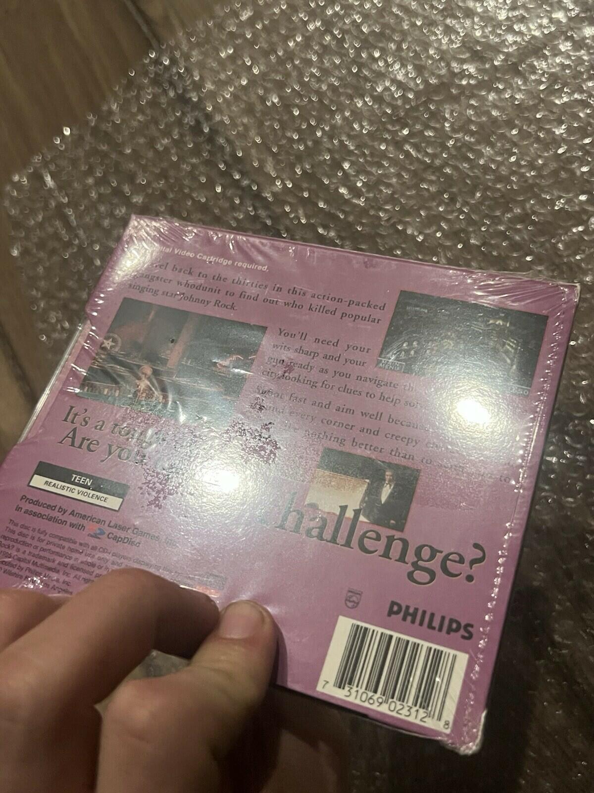 Who Shot Johnny Rock? (Philips CD-i CDI, 1994) BRAND NEW SEALED