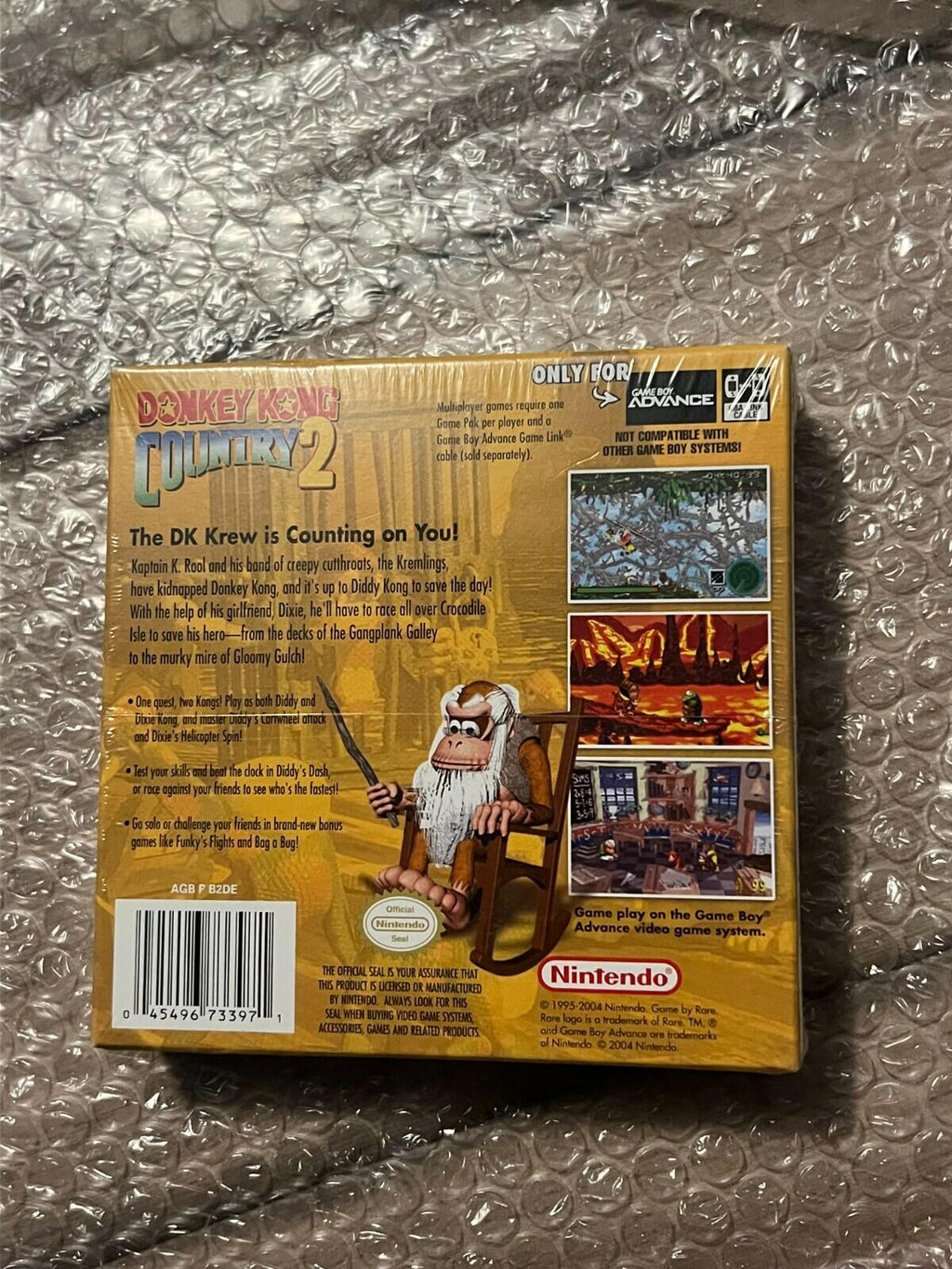 Donkey Kong Country 2 (Nintendo Game Boy Advance, 2004) NEW SEALED