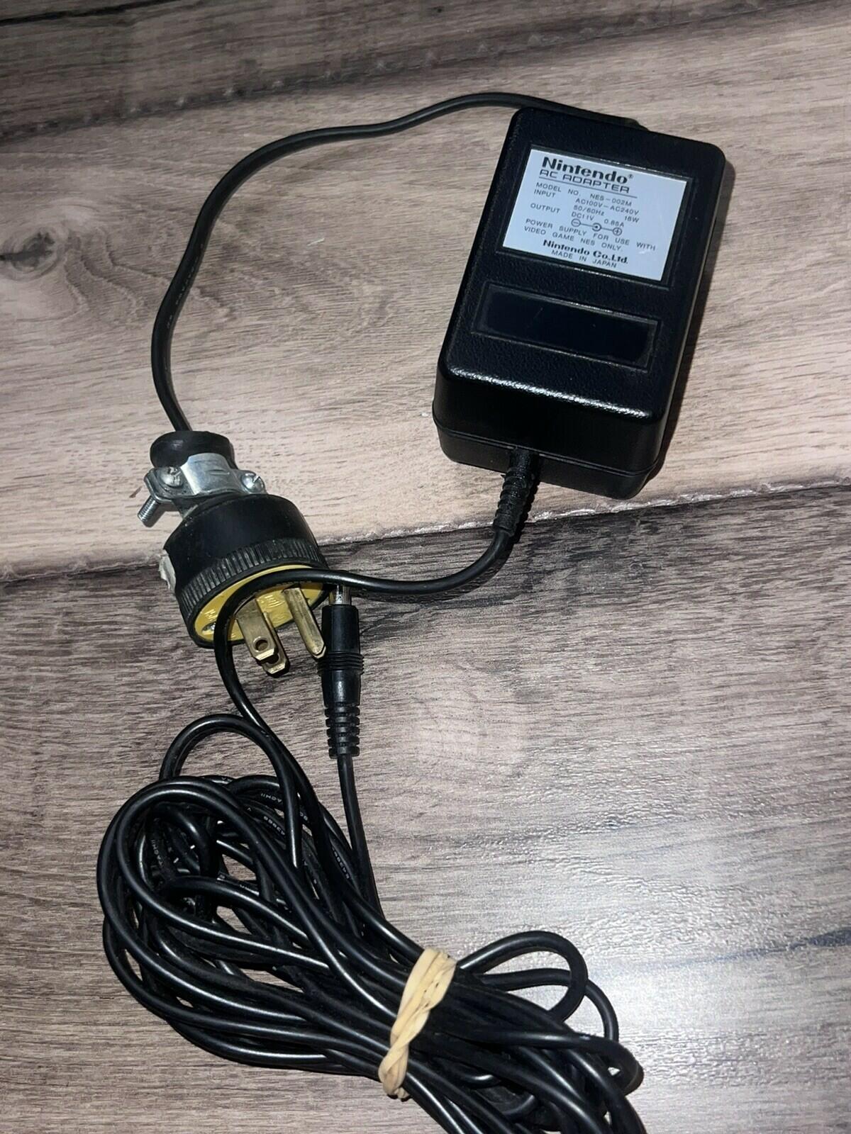 Genuine Original Nintendo NES Power Supply AC Adapter OEM NES-002M