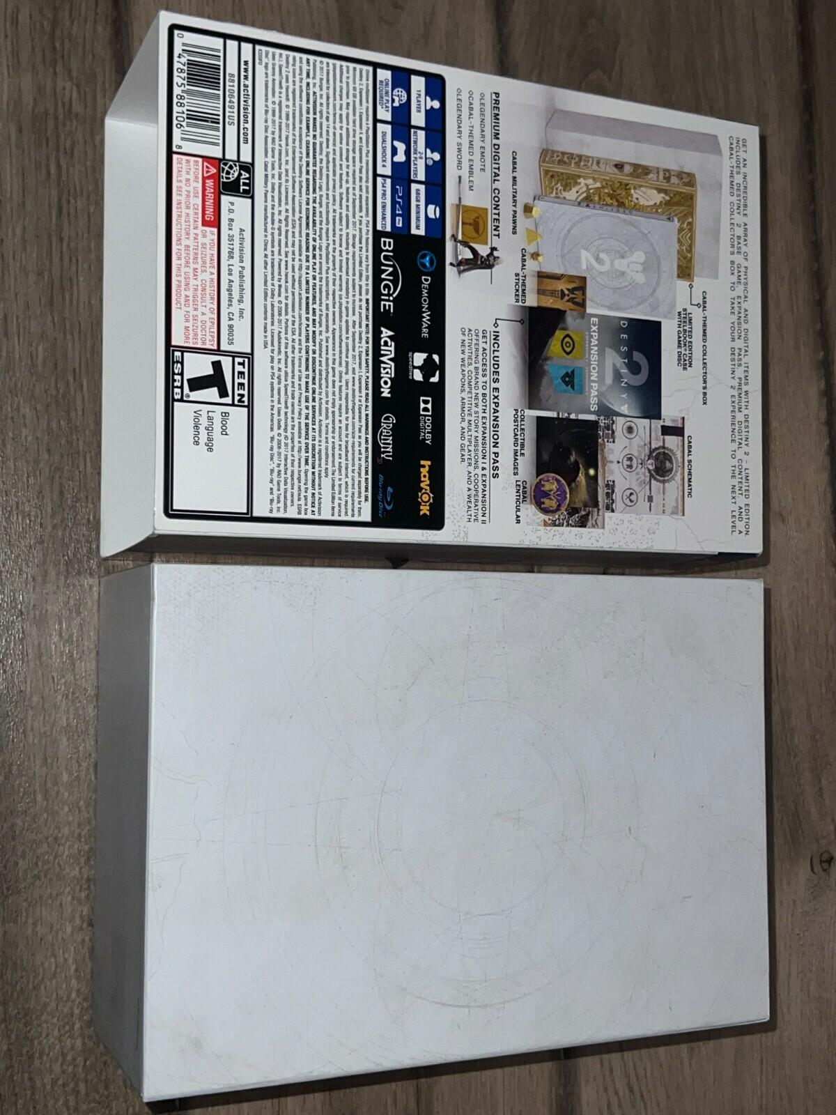 Destiny 2: Limited Edition (Sony PlayStation 4, 2017) CIB