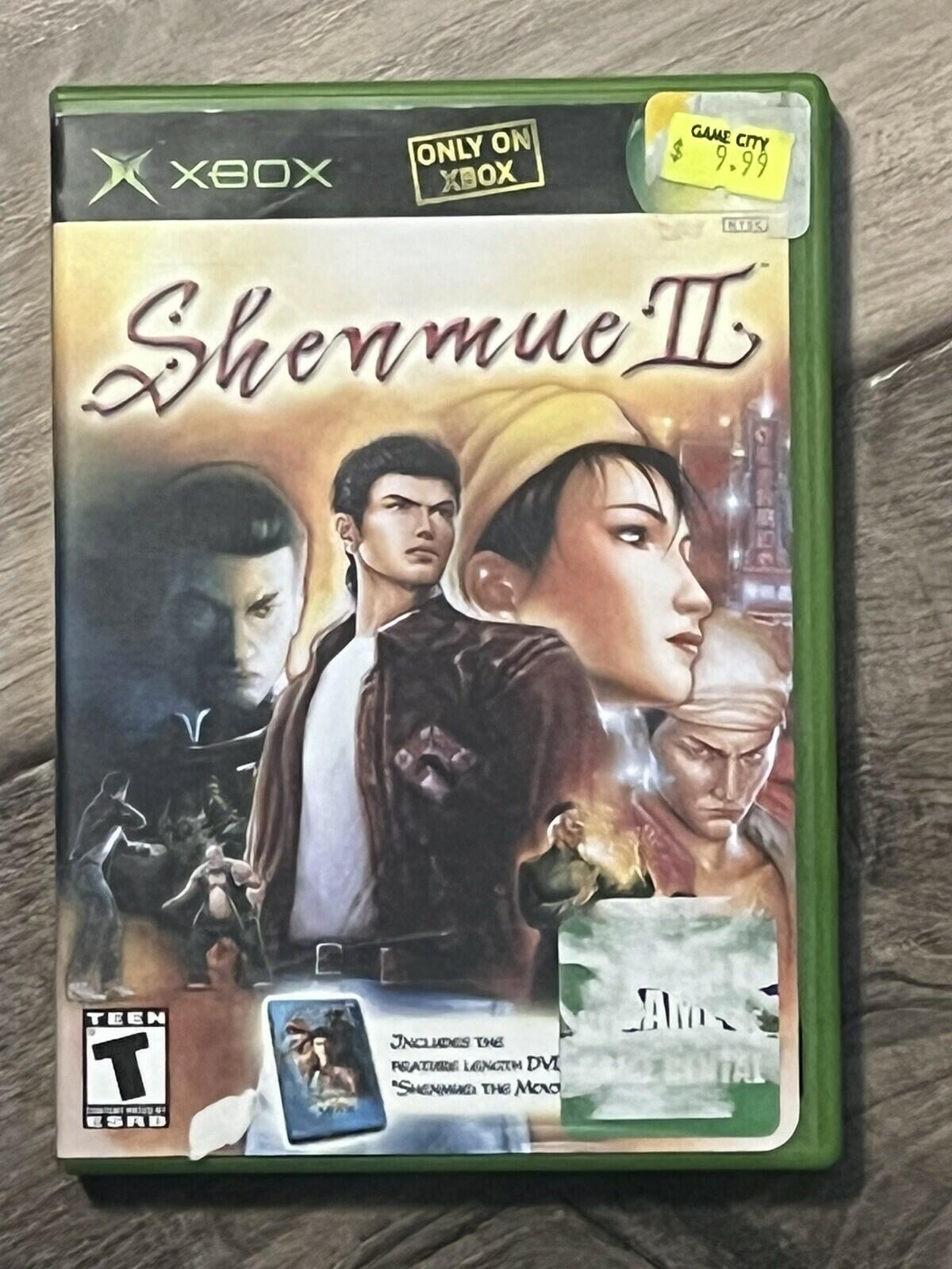 Shenmue II (Microsoft Xbox, 2002) CIB NO BONUS DVD