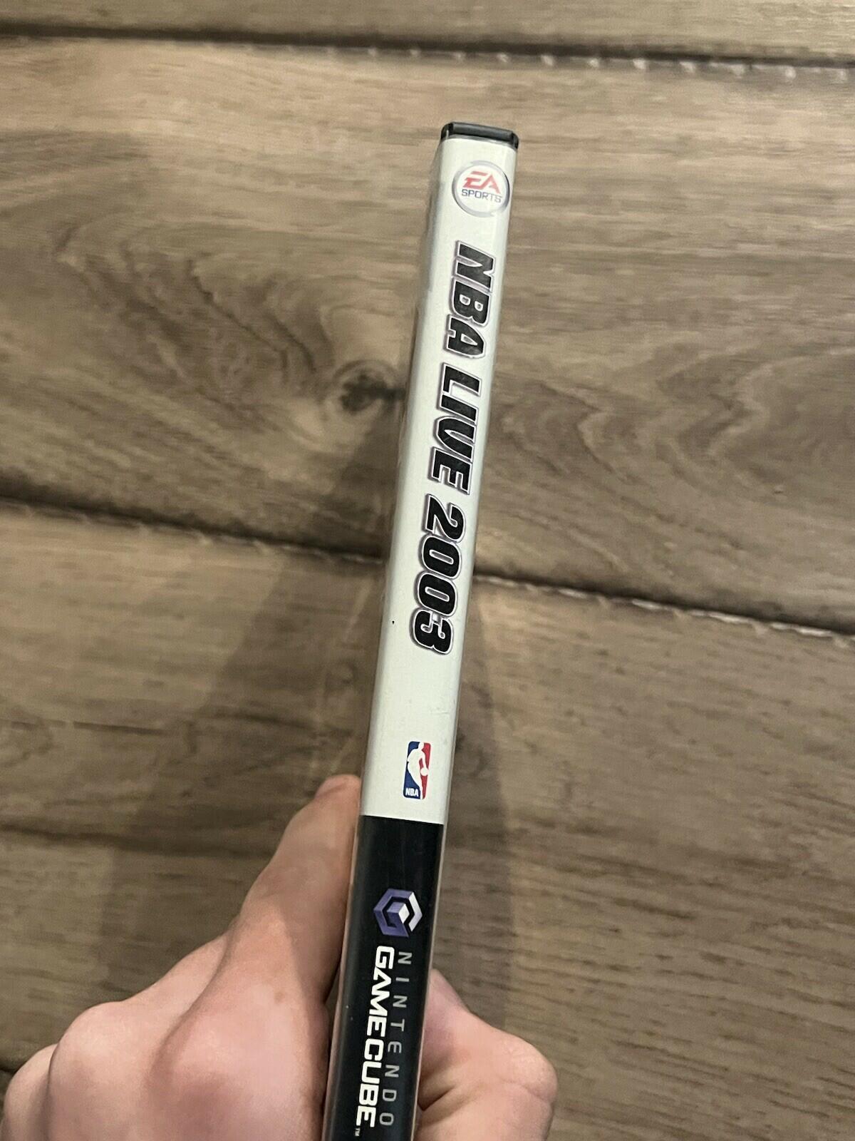 NBA Live 2003 (Nintendo GameCube, 2002) NO MANUAL