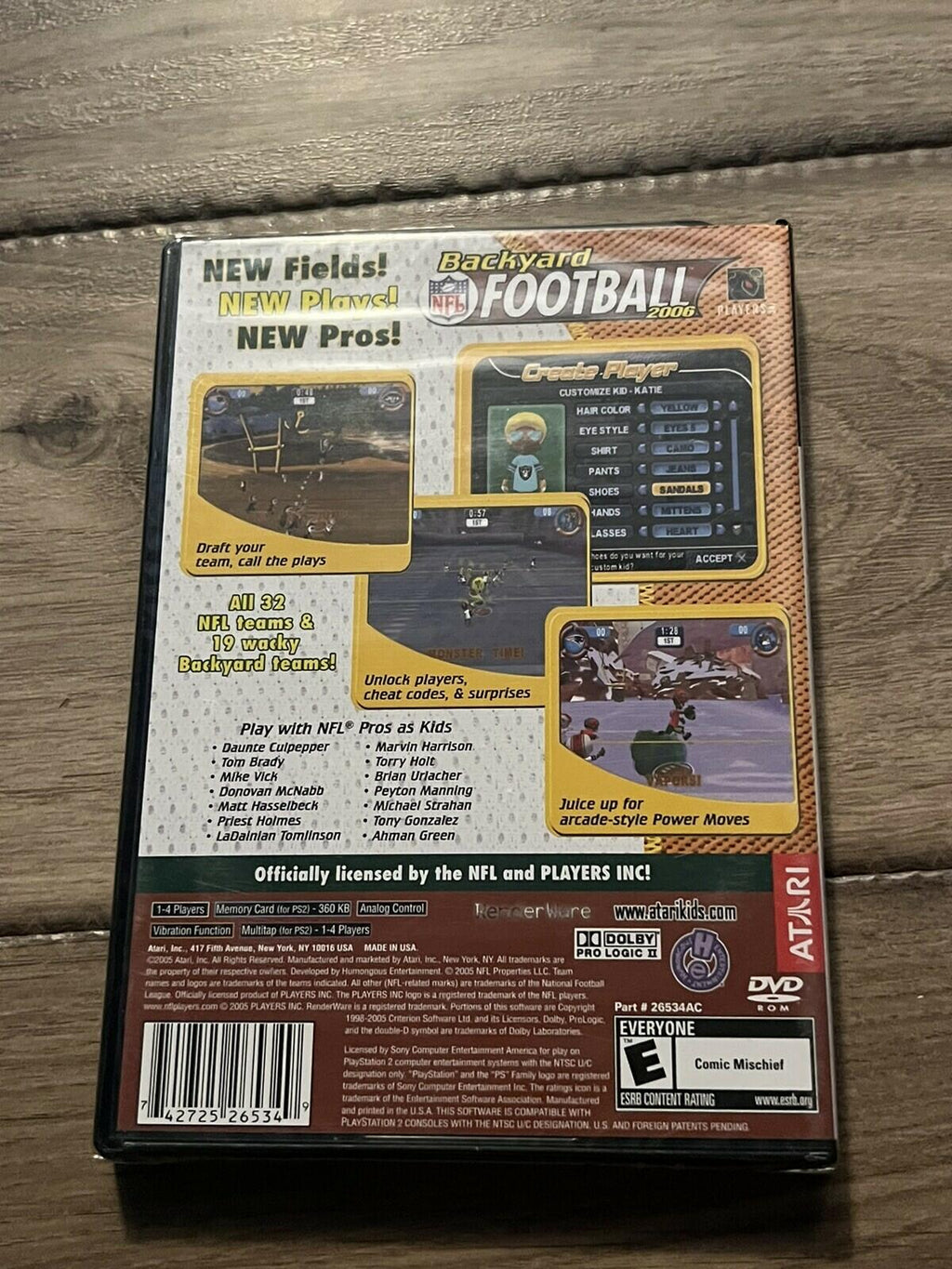 Backyard Football 2006 (Sony PlayStation 2, 2005) NEW SEALED DAMAGE CHIPPED CASE
