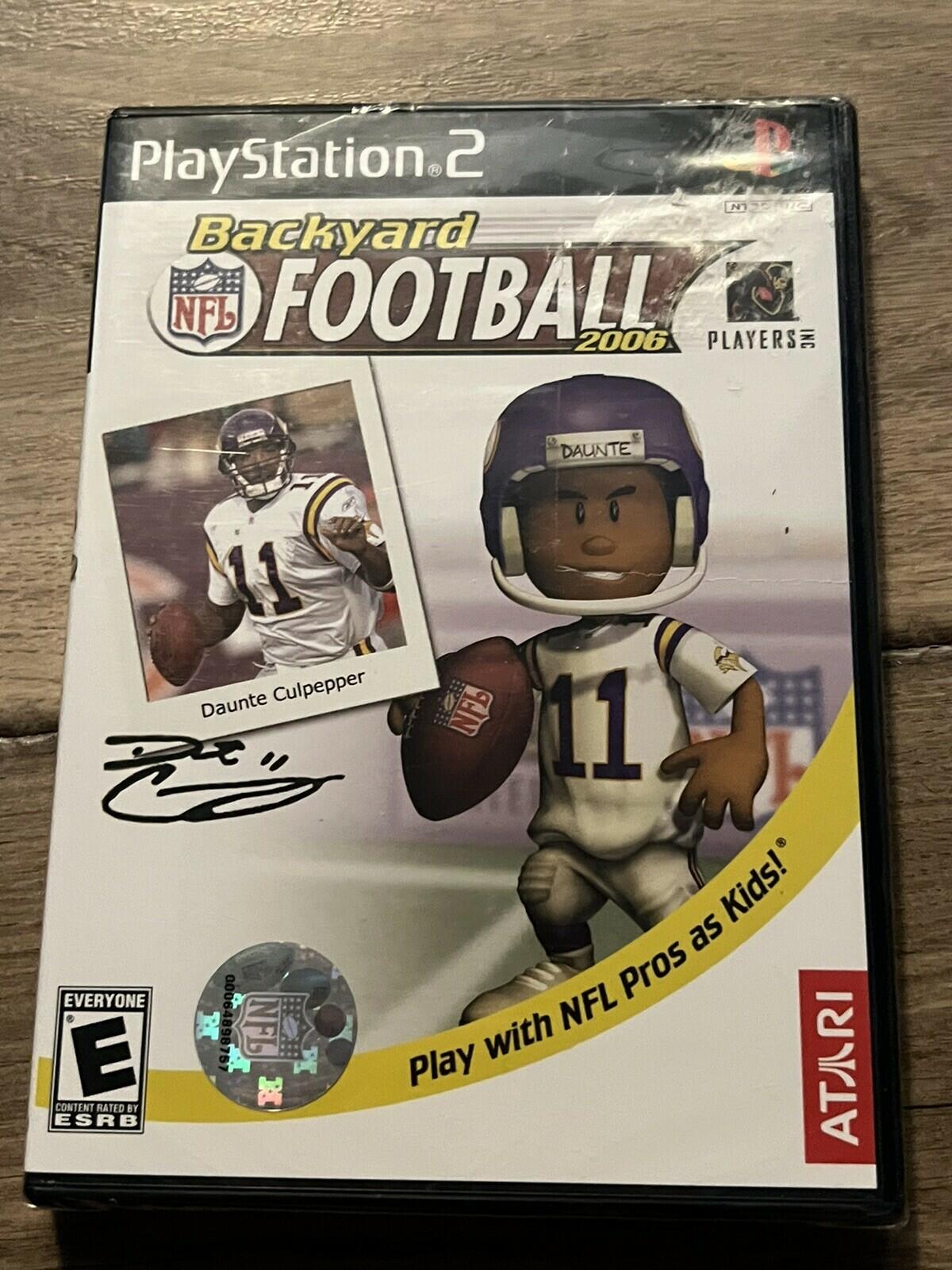 Backyard Football 2006 (Sony PlayStation 2, 2005) NEW SEALED DAMAGE CHIPPED CASE