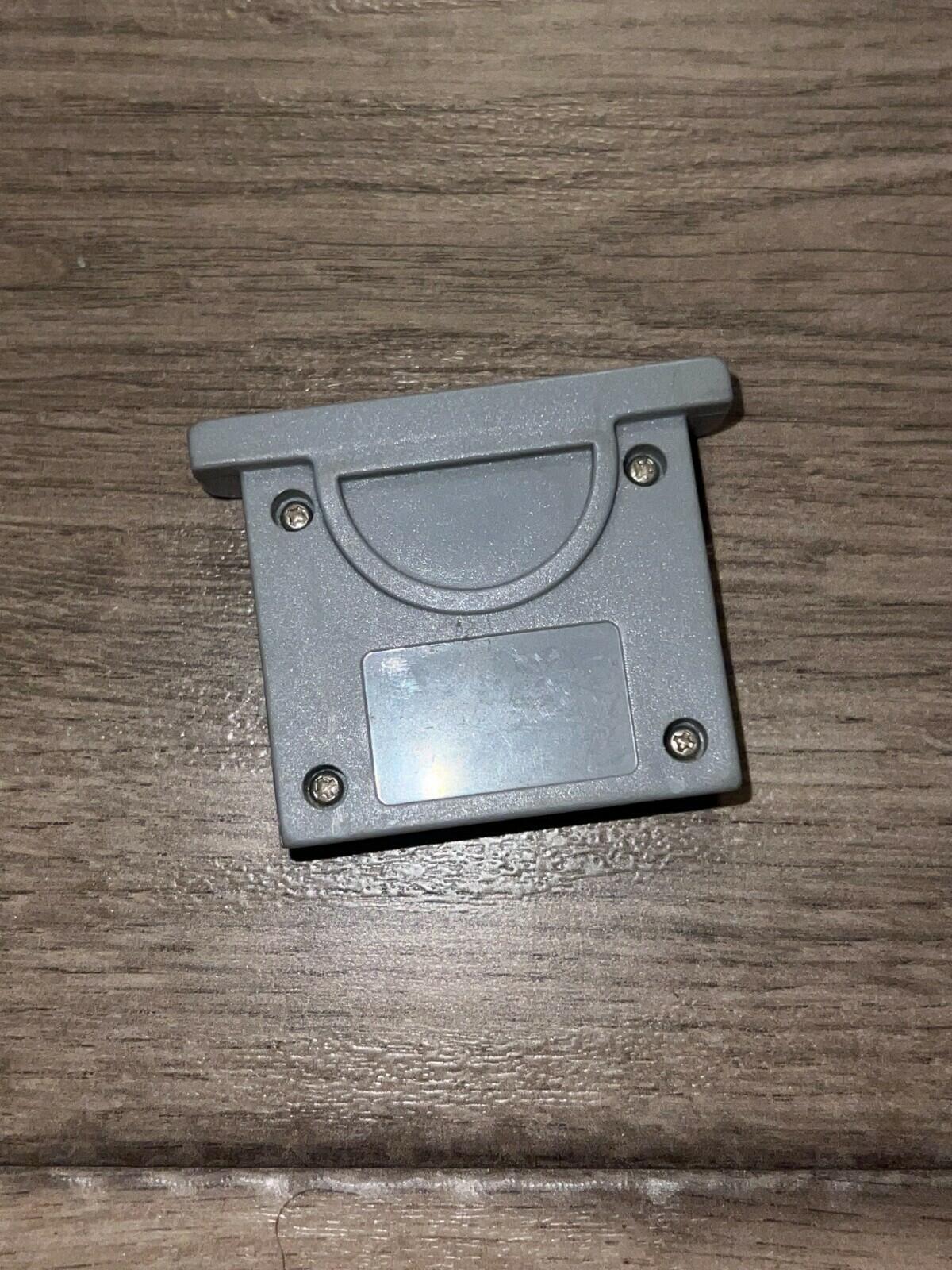 N64 Memory Card THIRD PARTY Gray Nintendo 64 Controller Pack Tested