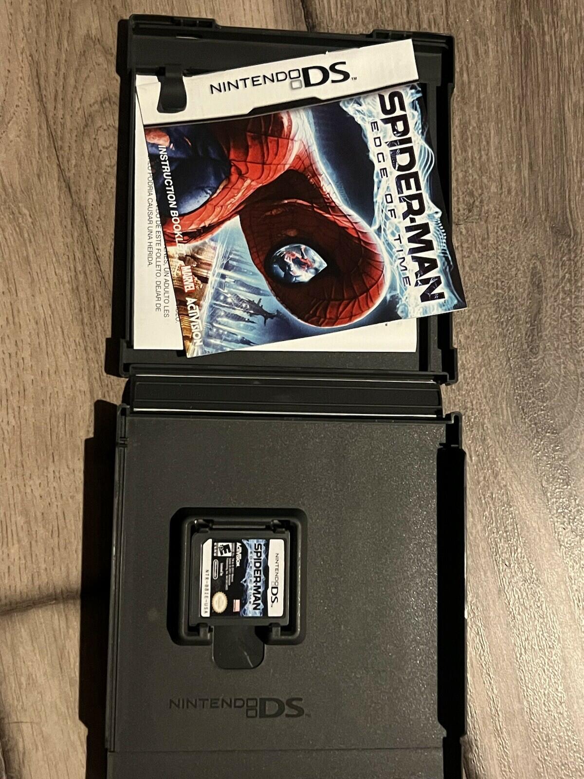 Spider-Man: Edge of Time (Nintendo DS, 2011) CIB