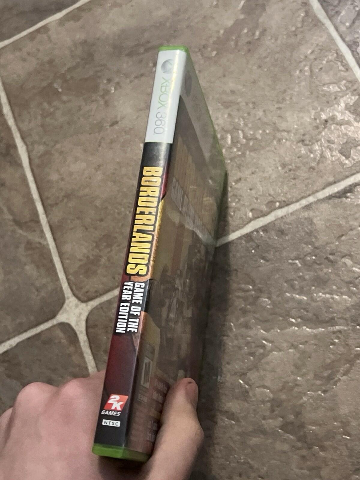 Borderlands: Game of the Year Edition (Xbox 360, 2010) CIB WITH BOTH DISCS