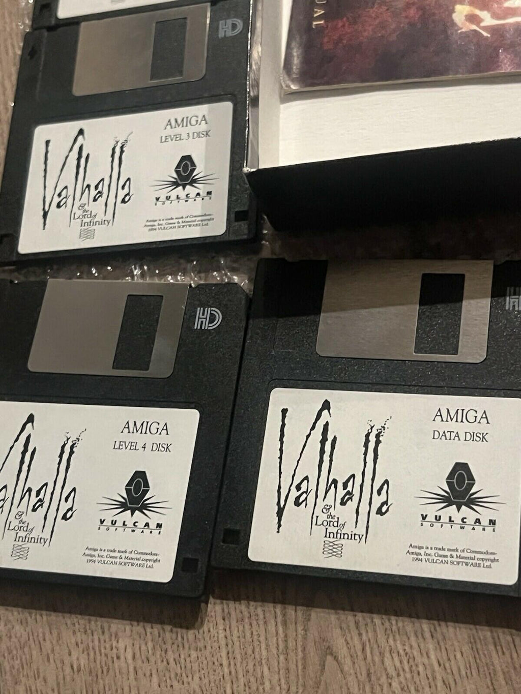 Valhalla And The Lord Of Infinity with Poster: Vulcan (Amiga, 1994) CIB COMPLETE