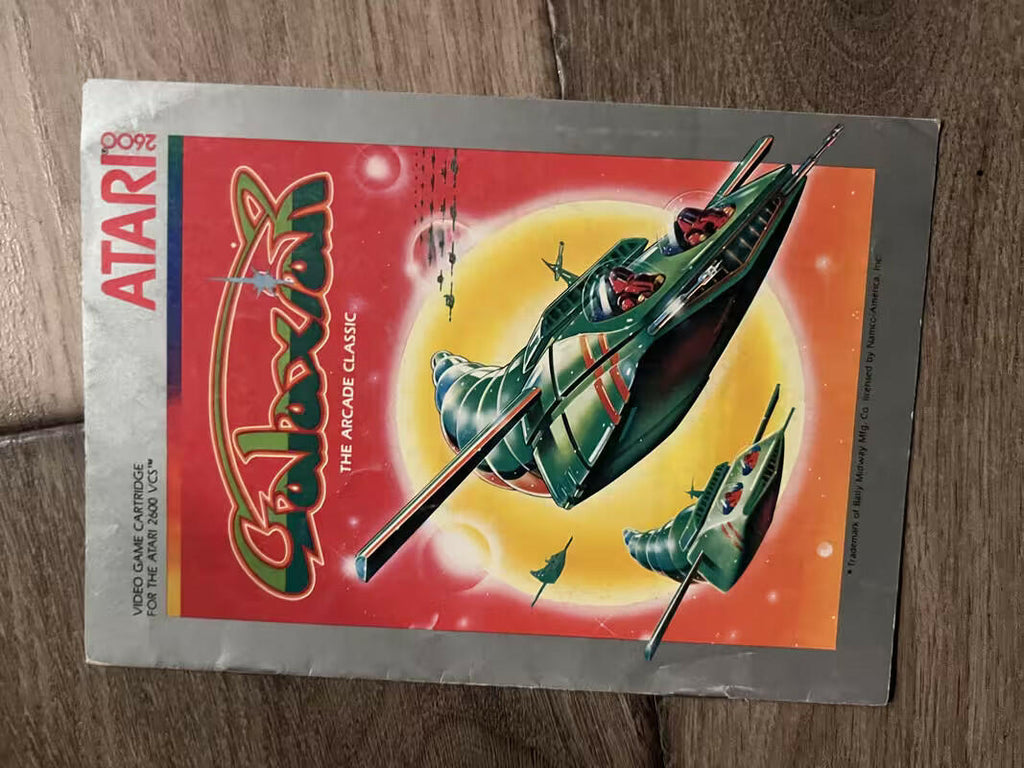 Galaxian (Atari 2600, 1983) MANUAL ONLY