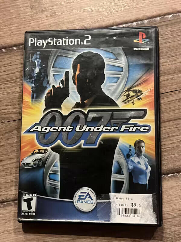007 Agent Under Fire (Sony Playstation 2, 2001) NO MANUAL