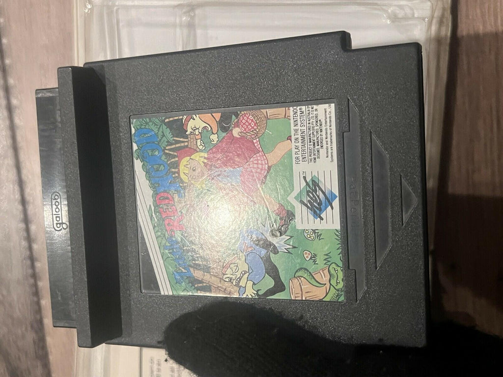 Little Red Hood (Nintendo NES HES, 1989) PIGGYBACK CIB COMPLETE IN BOX PAL