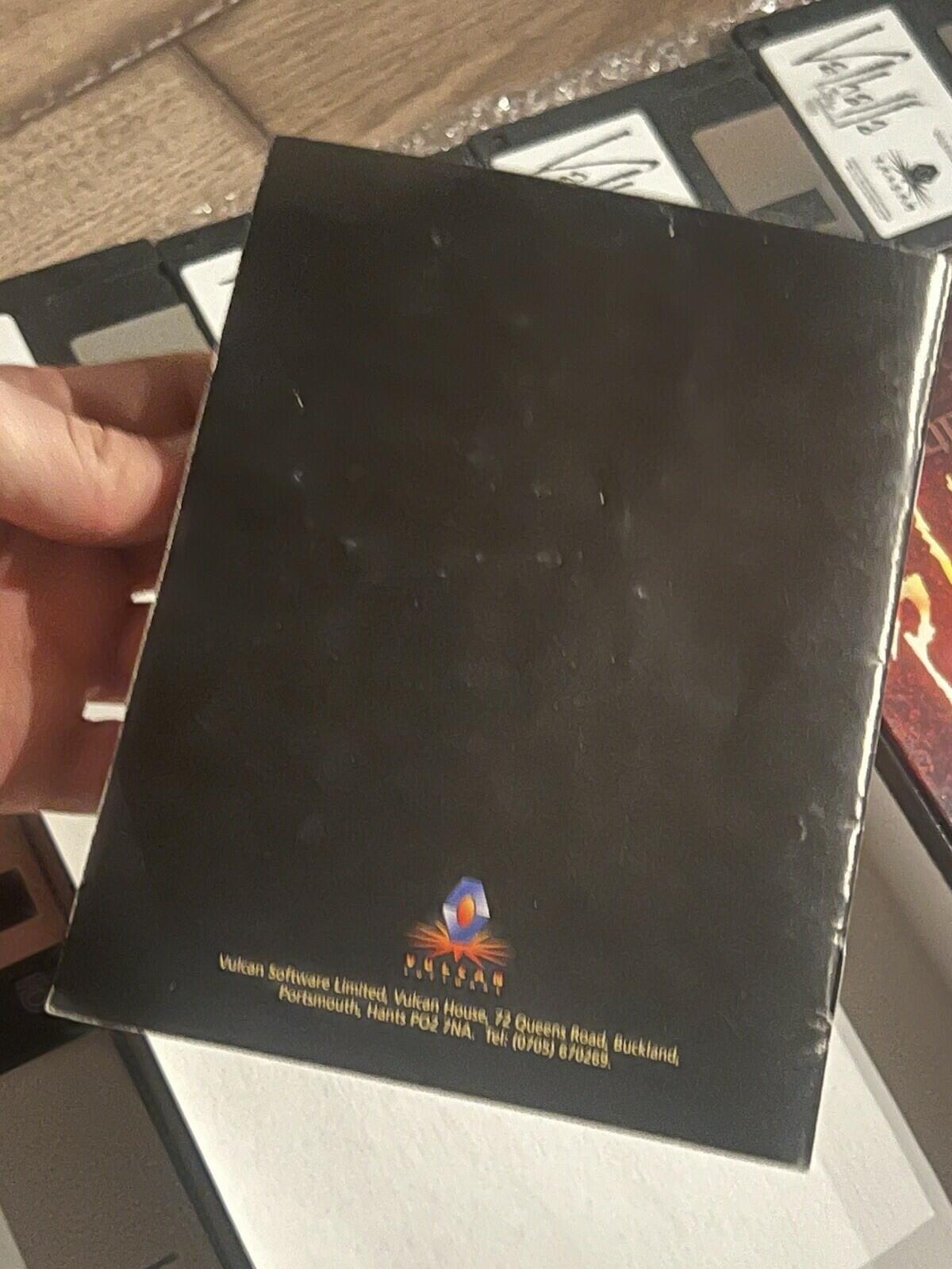 Valhalla And The Lord Of Infinity with Poster: Vulcan (Amiga, 1994) CIB COMPLETE