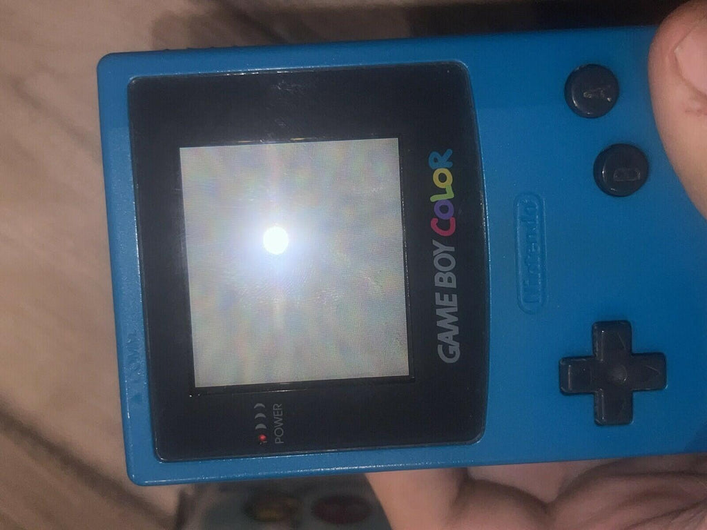 Nintendo Game Boy Color Teal Blue Complete in Box CIB With Manuals CGB-001 OEM