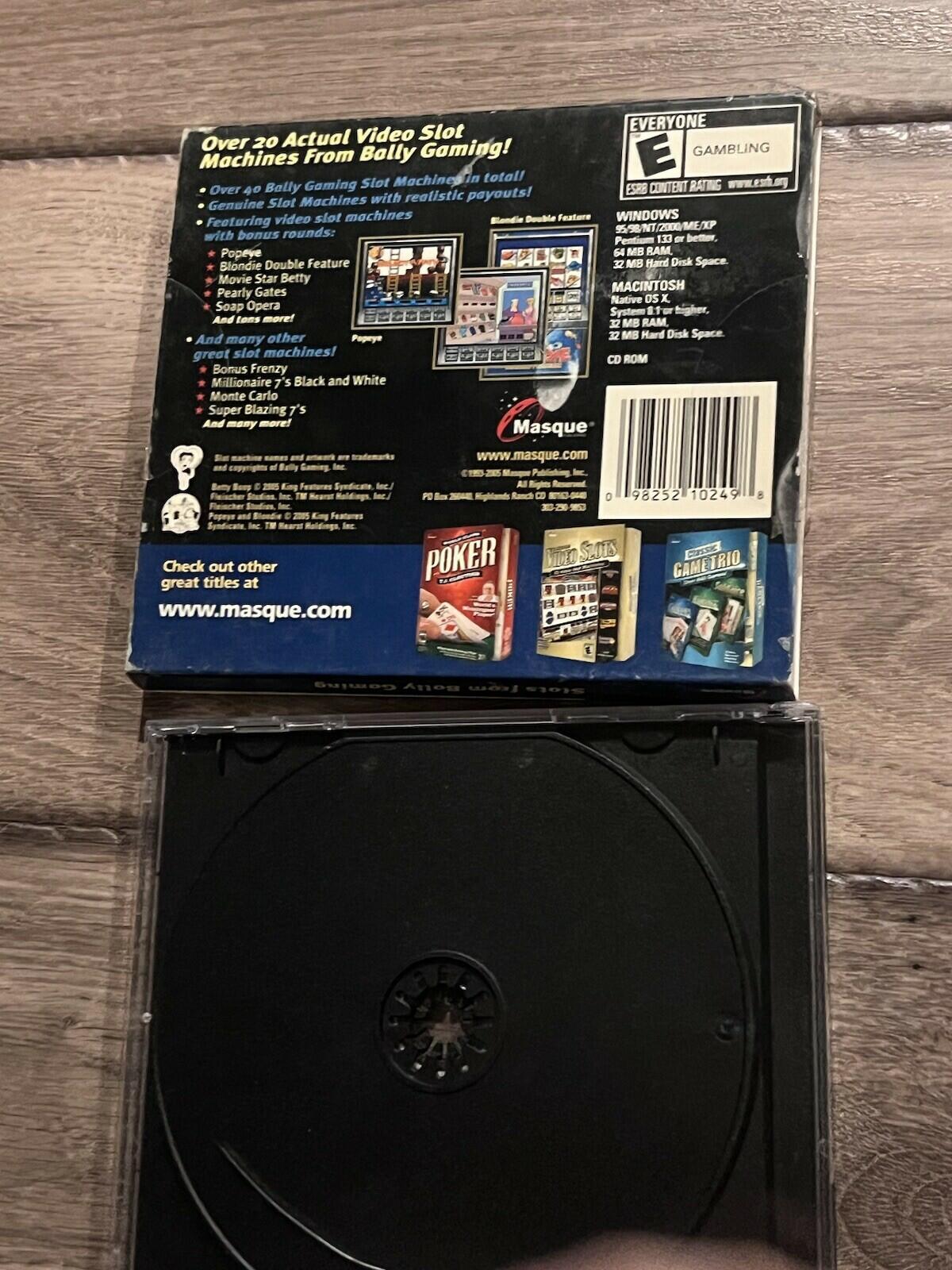 Slots from Bally Gaming (PC / MAC, 2002) CIB