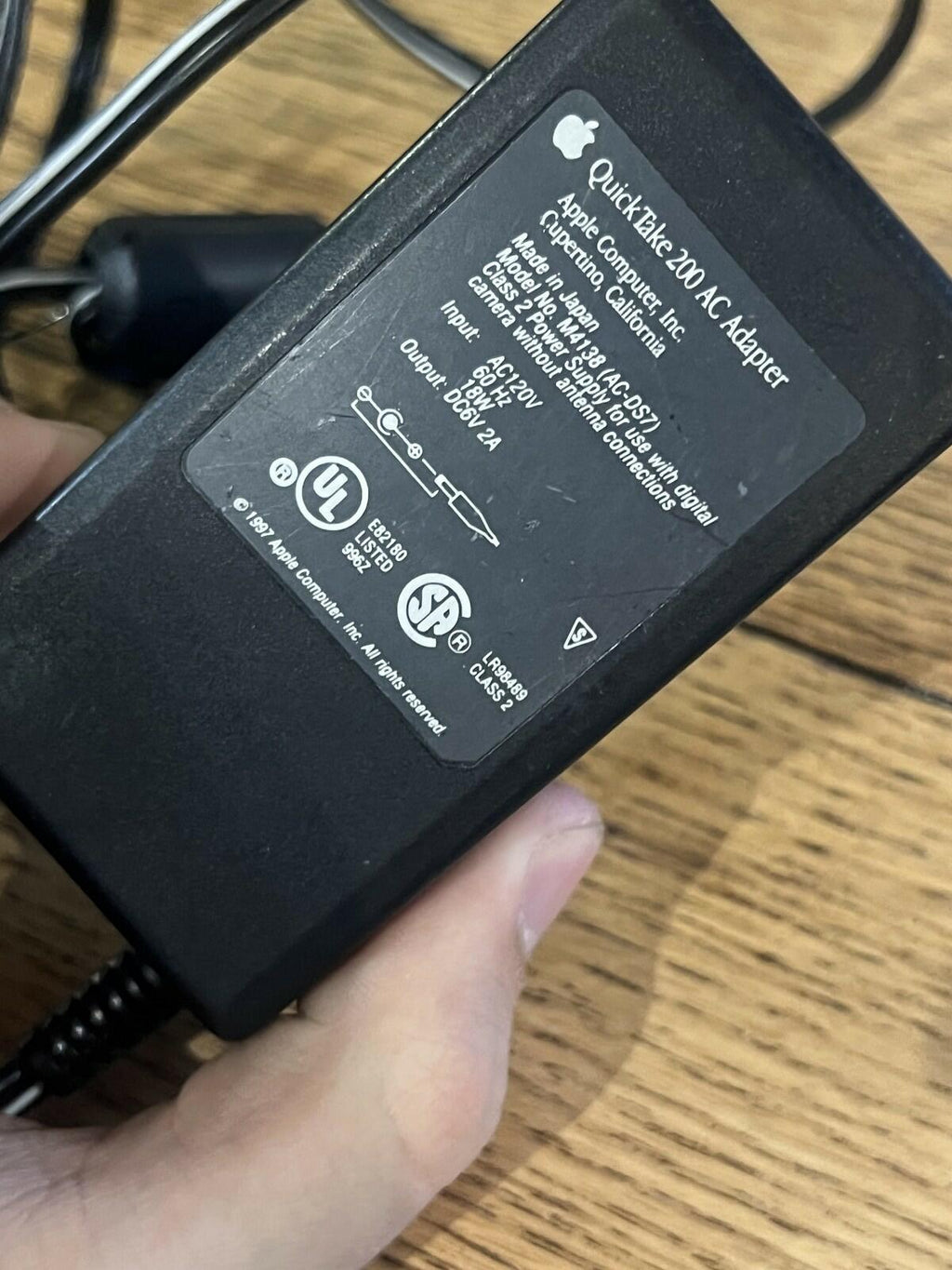 OEM Apple AC Adapter M4138 (AC-DS7) for QuickTake 200 Digital Camera 4 Available