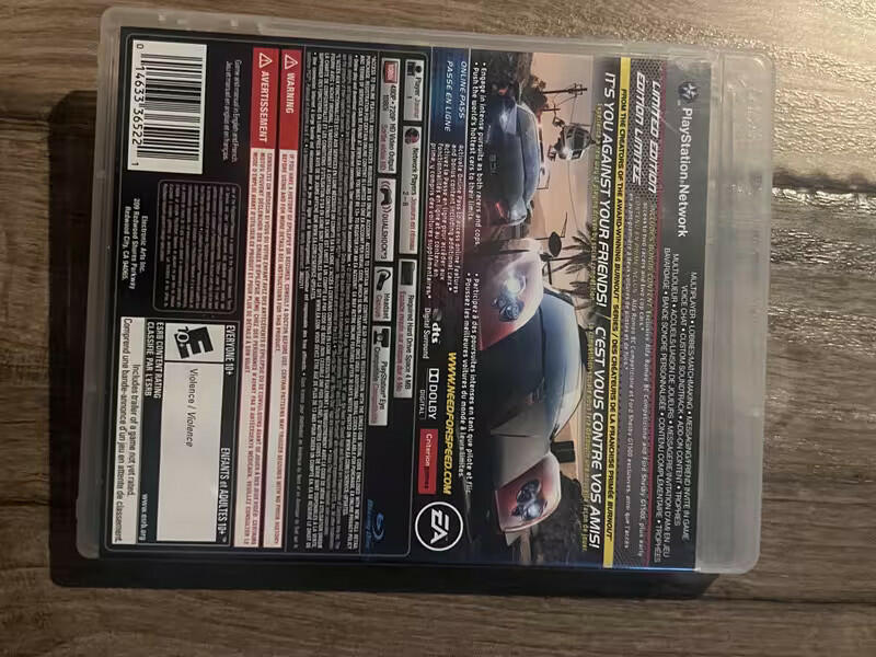 Need For Speed: Hot Pursuit - Limited Edition (Sony Playstation 3, 2010) CIB