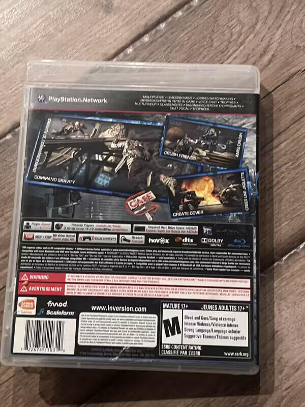 Inversion (Sony Playstation 3, 2012) CIB