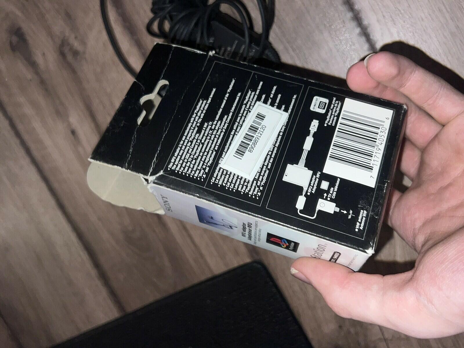 Sony RFU Adapter for Sony PlayStation 1 - Complete in Box  FREE SHIPPING