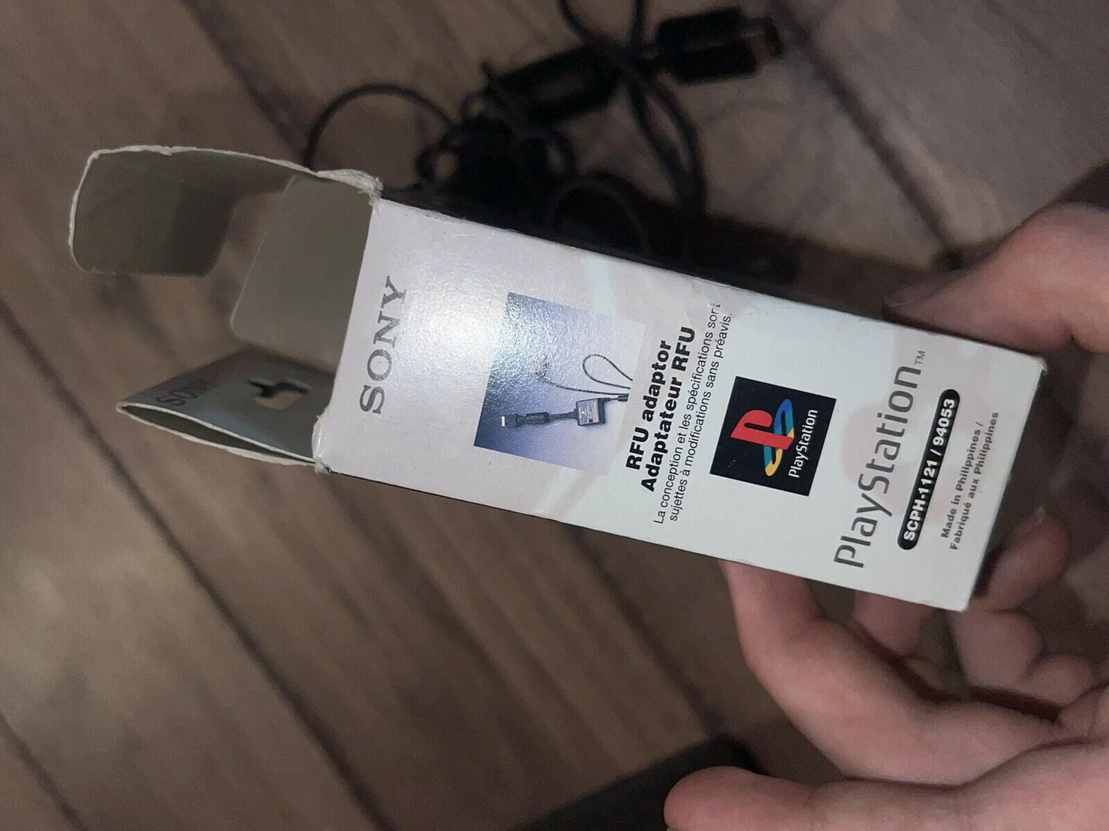 Sony RFU Adapter for Sony PlayStation 1 - Complete in Box  FREE SHIPPING