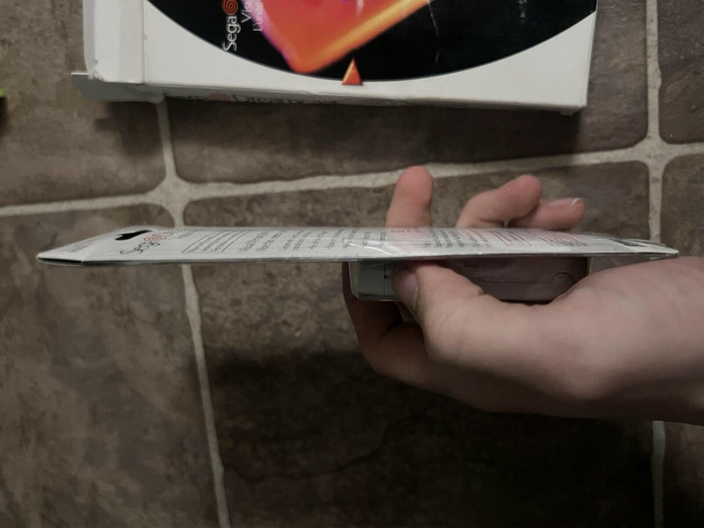 OEM Sega Dreamcast White Virtual Memory Unit VMU Memory Card CIB WITH BIG BOX