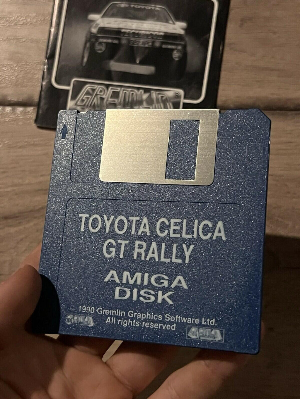 Toyota Celica GT Rally  (Commodore Amiga, 1990) DISK + MANUAL ONLY