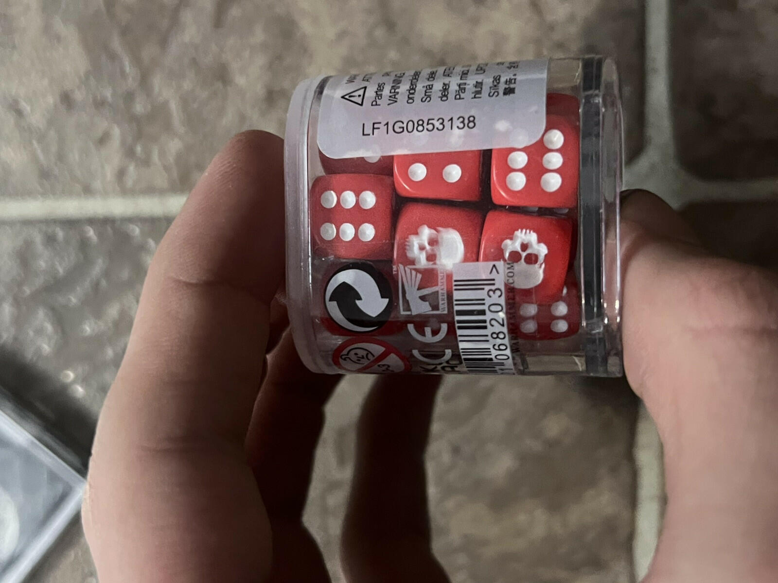 Warhammer 40,000 Dice Set Red 12mm BRAND NEW SEALED