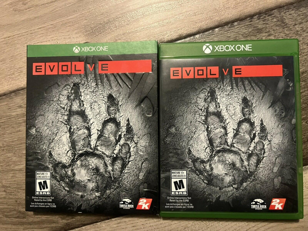 Evolve (Microsoft Xbox One, 2015) CIB W/ SLIP COVER
