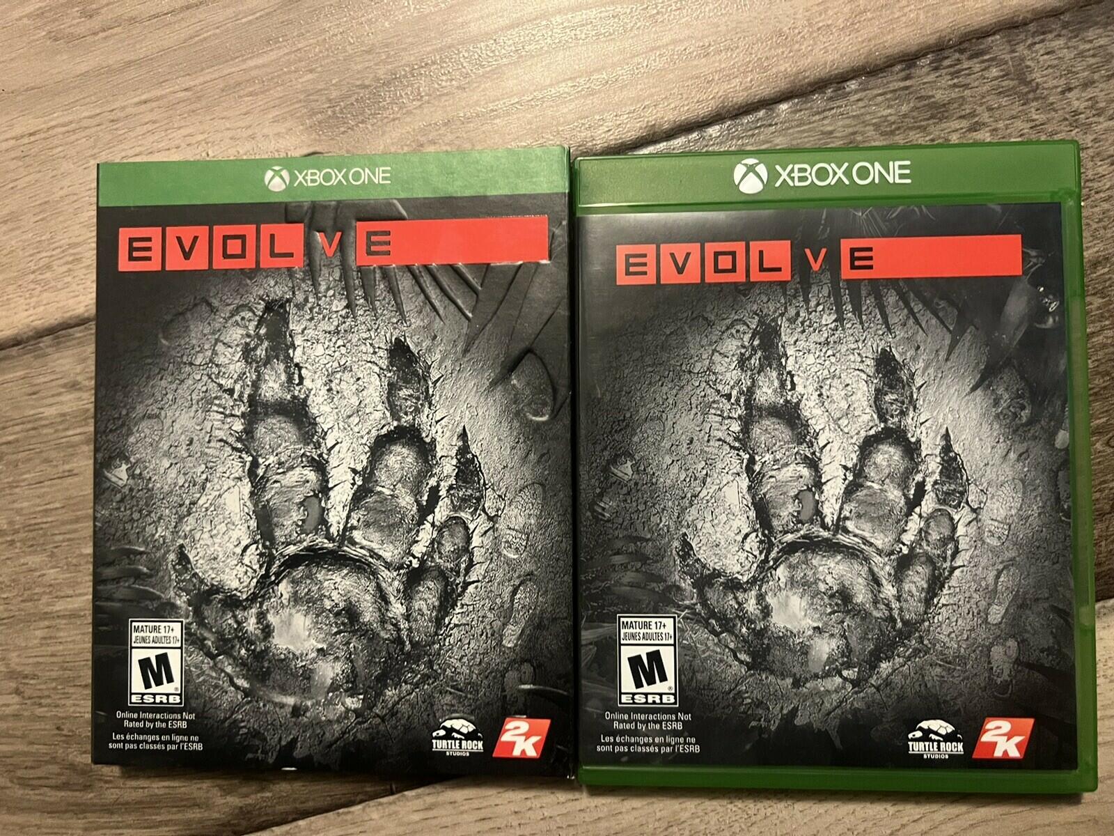 Evolve (Microsoft Xbox One, 2015) CIB W/ SLIP COVER