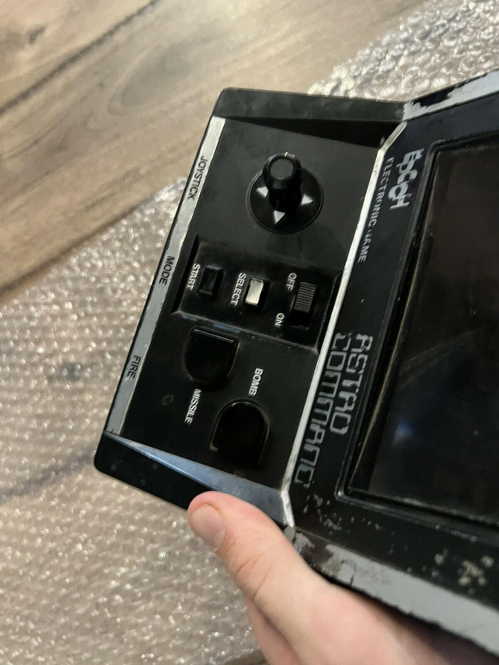 Sweet Retro Vtg 1982 Epoch Astro Command Electronic Tabletop Video Game WORKS