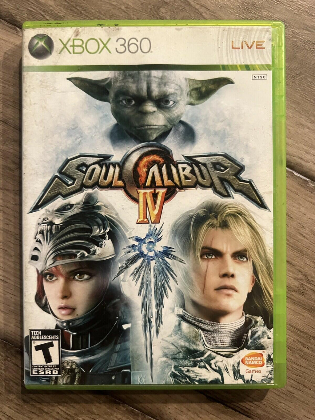 Soul Calibur IV (Microsoft Xbox 360, 2008) NO MANUAL