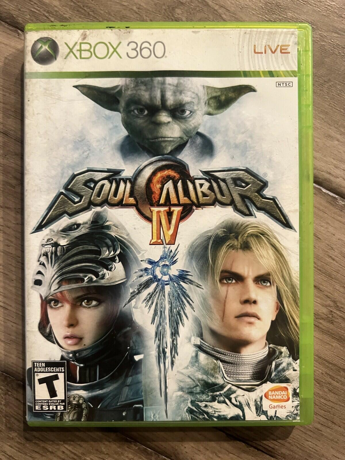 Soul Calibur IV (Microsoft Xbox 360, 2008) NO MANUAL